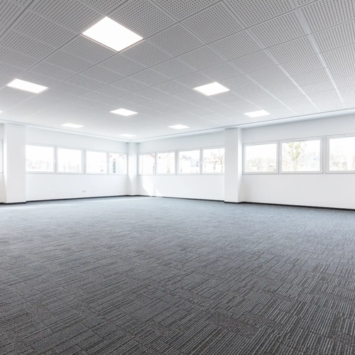 commercial flooring project by anchored floors