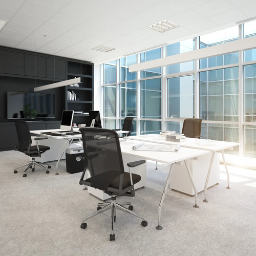 commercial flooring project by anchored floors