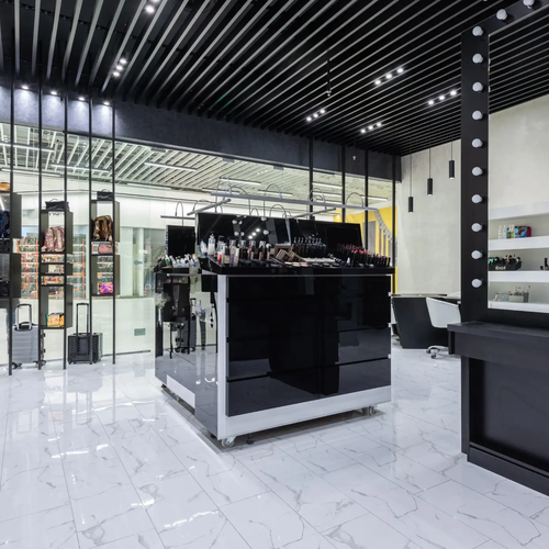 commercial flooring project by anchored floors